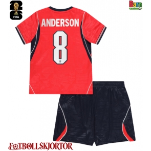 England Elliot Anderson #8 Borta Kläder Barn VM 2026 Kortärmad (+ Korta byxor)